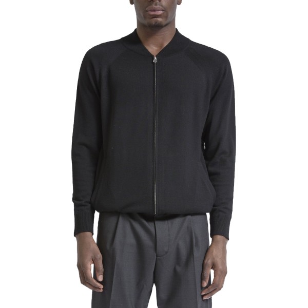 LES HOMMES Full Zip Sweater