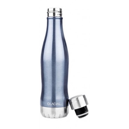 GLACIAL Bottiglia - Blue Metallic